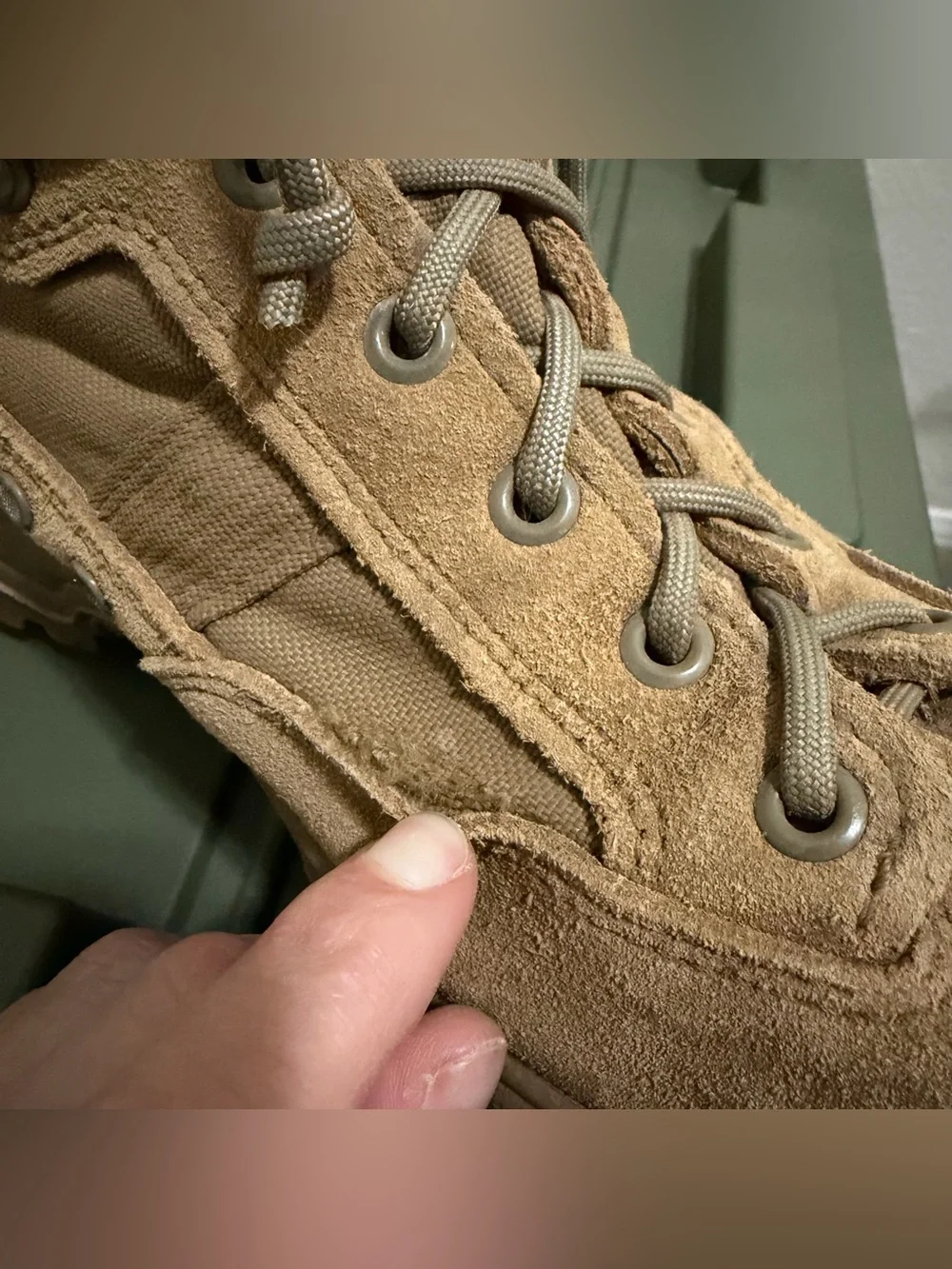 Danner Reckoning 8 Coyote Hot EGA Military Combat Boots Suede Men 7 EE Wide 5322
